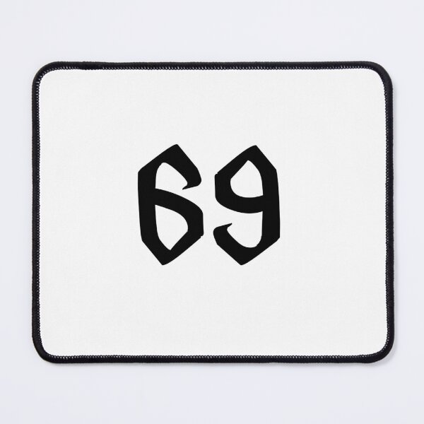 Item preview, 69, sixty nine, black, Harry P designed and sold by Numbers-Art.