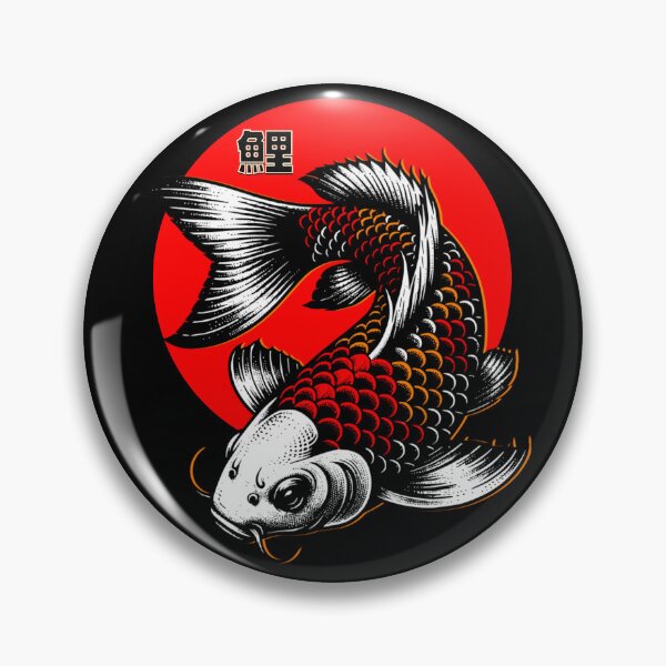 Item preview, Japanese Koi Fish Beautiful Vintage Art Gift designed and sold by InkyGenies.