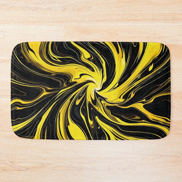 Item preview, Amazing Yellow Magma River - Liquid Marble. designed and sold by Designial.