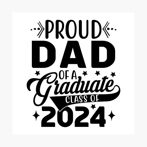 Item preview, Proud Dad of 2024 Graduate! designed and sold by fribabywonder.