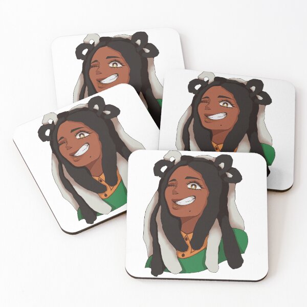 Item preview, Happy black anime girl designed and sold by YandhiDraws.