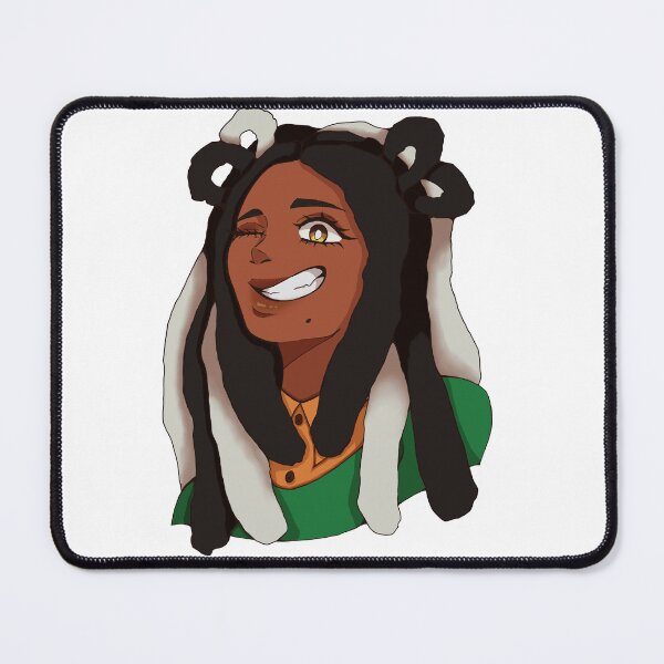 Item preview, Happy black anime girl designed and sold by YandhiDraws.
