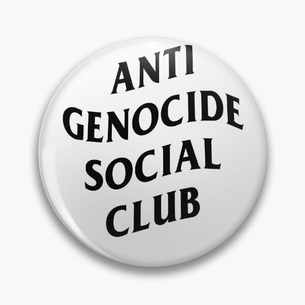 Item preview, Anti-Genocide Social Club (Black Text) designed and sold by SubBass49.