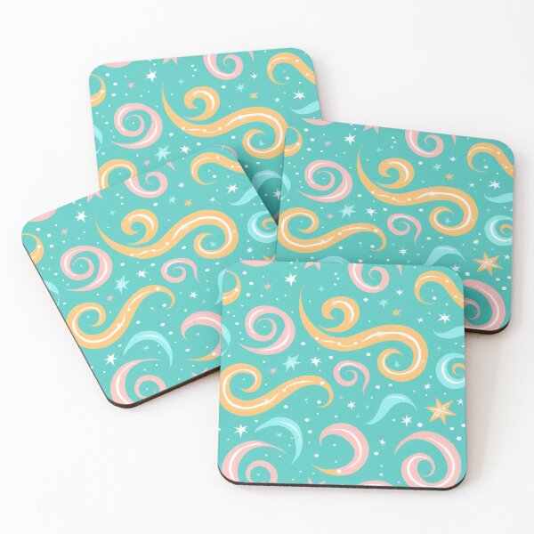 Item preview, Celestial stars and swirls pattern designed and sold by PrettyPinkSkies.