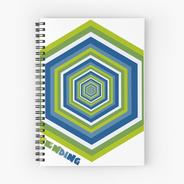Item preview, Unending - Recursive Hexagonal Art Print designed and sold by Justin Pierce.