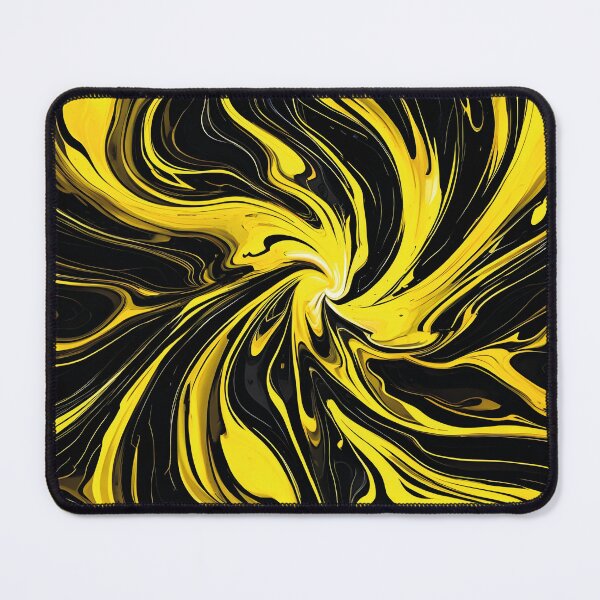 Item preview, Amazing Yellow Magma River - Liquid Marble. designed and sold by Designial.