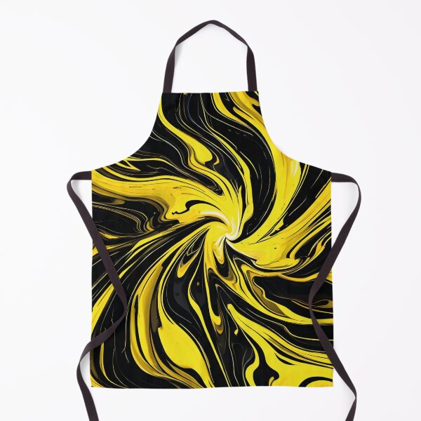 Item preview, Amazing Yellow Magma River - Liquid Marble. designed and sold by Designial.