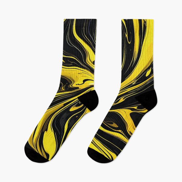 Item preview, Amazing Yellow Magma River - Liquid Marble. designed and sold by Designial.