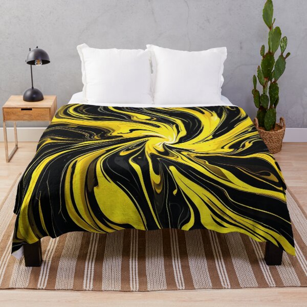 Item preview, Amazing Yellow Magma River - Liquid Marble. designed and sold by Designial.