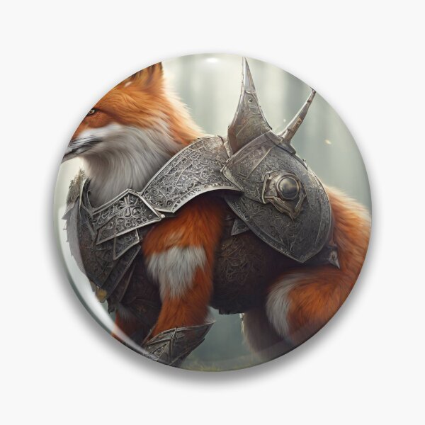 Item preview, fox in armor designed and sold by FotoAndyCR.