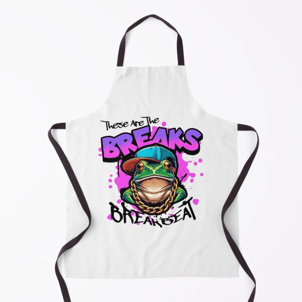 Item preview, BREAKBEAT - These Are The Breaks Frog (black/pink) designed and sold by Discothreadz.