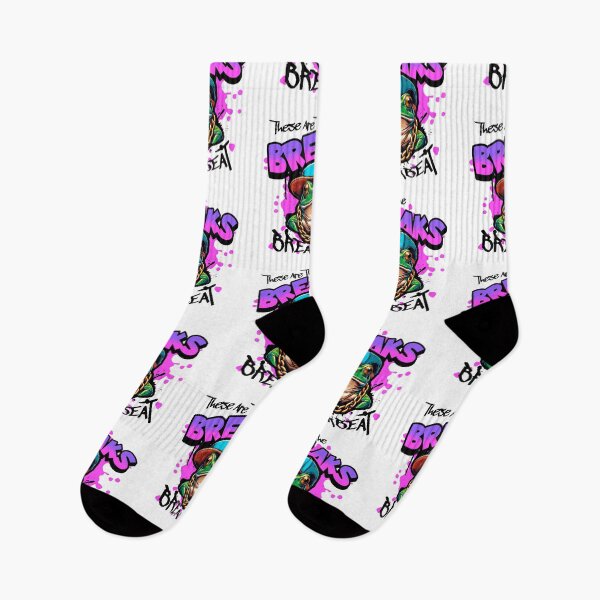 Item preview, BREAKBEAT  - These Are The Breaks Frog (black/pink)  designed and sold by Discothreadz.