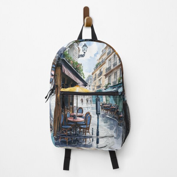 Item preview, Paris Cafe Watercolor Illustration … By Carraann designed and sold by CARRAANN.