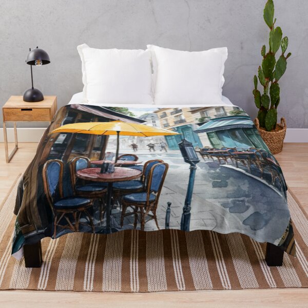 Item preview, Paris Cafe Watercolor Illustration … By Carraann designed and sold by CARRAANN.