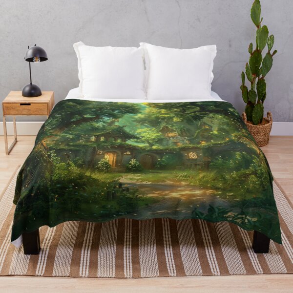 Item preview, Fantasy Forest Village Landscape designed and sold by Lumaria Designs.