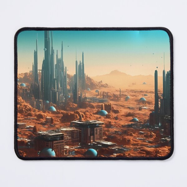 Item preview, Futuristic Martian Colony designed and sold by GalacticLabs.