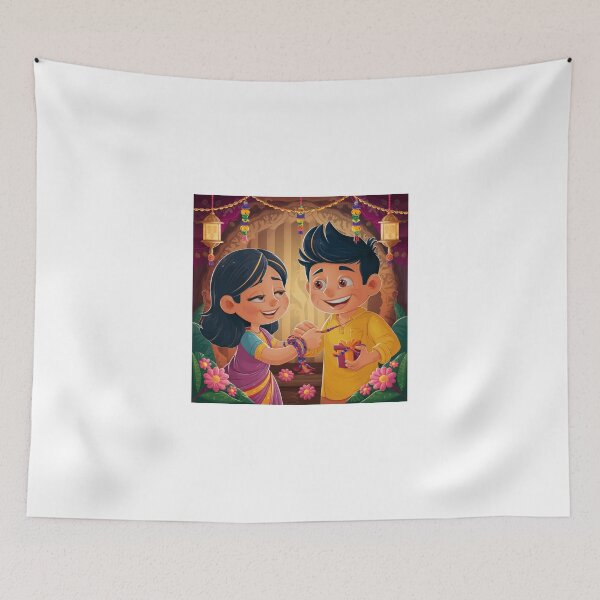 Item preview, "Sisterly Love: Raksha Bandhan Celebration" designed and sold by DesignEpic22.