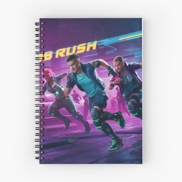 Item preview, "Neon Rush: Cyberpunk Action in the Night City" designed and sold by DesignEpic22.