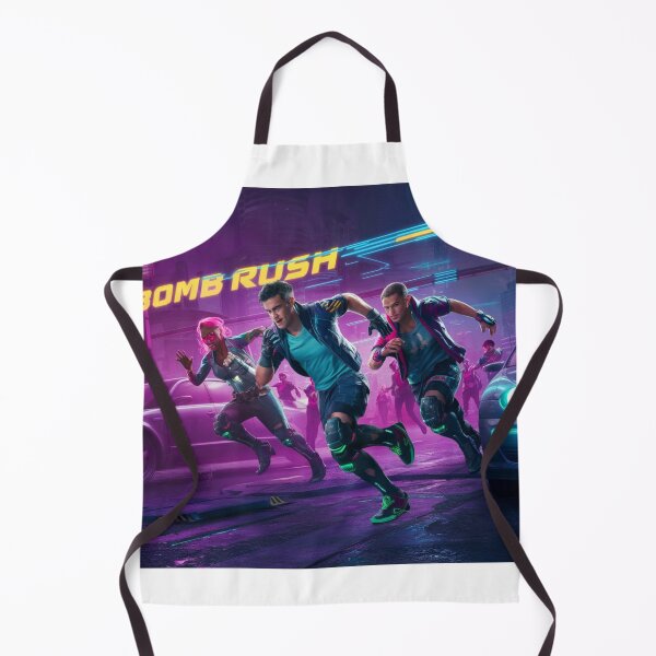 Item preview, "Neon Rush: Cyberpunk Action in the Night City" designed and sold by DesignEpic22.