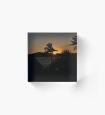 A Daydreaming sunrise Acrylic Block