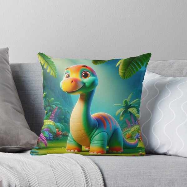 Item preview, Cartoon 3D Brachiosaurus designed and sold by ArtemisDesignAI.