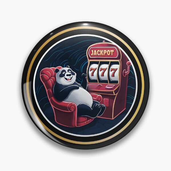 Item preview, Casino Gambling Panda at Slot Machine  designed and sold by SloganExpress.