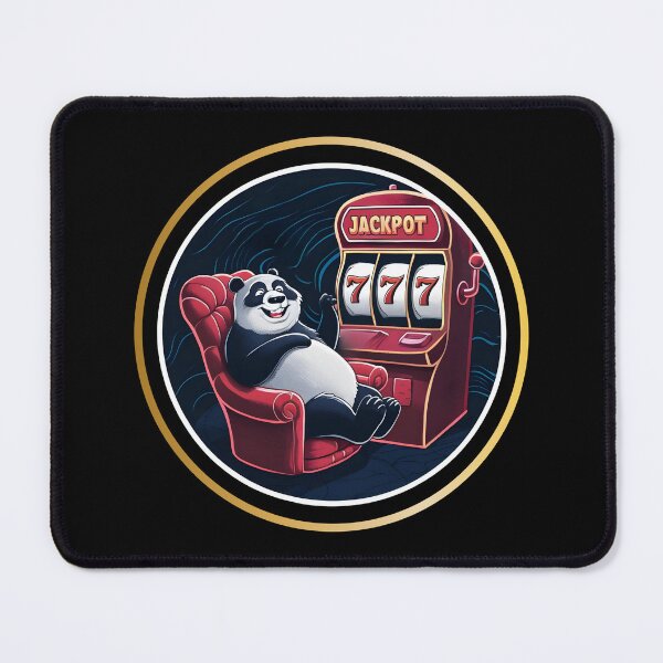 Item preview, Casino Gambling Panda at Slot Machine designed and sold by SloganExpress.