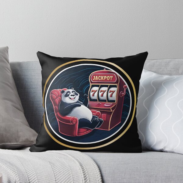 Item preview, Casino Gambling Panda at Slot Machine  designed and sold by SloganExpress.