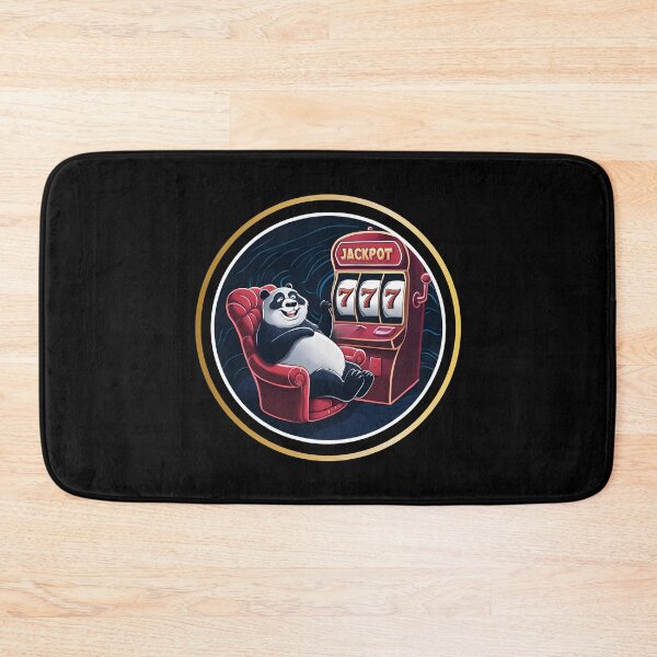 Item preview, Casino Gambling Panda at Slot Machine  designed and sold by SloganExpress.