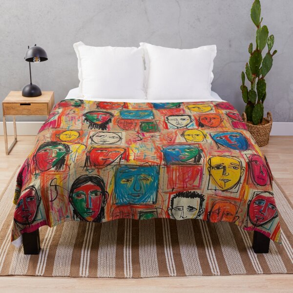 Item preview, Canvas of Faces designed and sold by oddfolio.