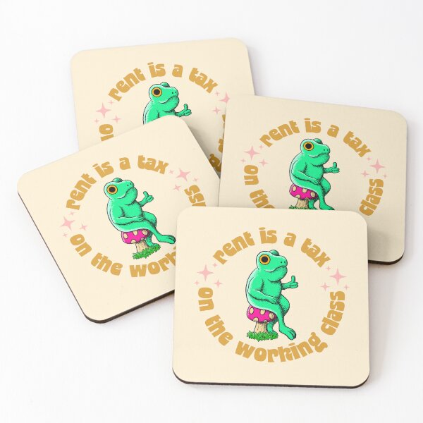 Item preview, Rent Is A Tax On The Working Class - Funny Frog Activist designed and sold by Picket Club.