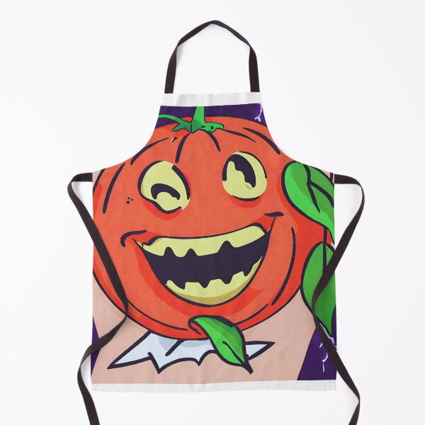 Item preview, Tomato Smile Emoji with Halloween Theme designed and sold by KINGSMILESTORE.