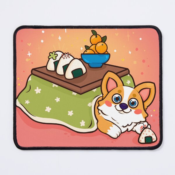 Item preview, Corgi Sneaks A Snack designed and sold by CherryPinkArt.