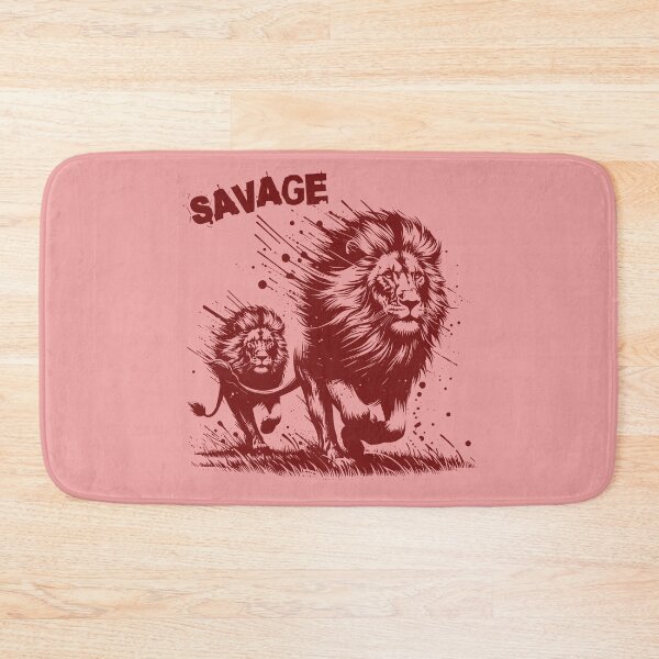 Item preview, lions running through the savanna designed and sold by santiagoml.