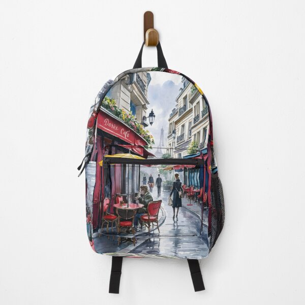 Item preview, Paris Cafe Watercolor Illustration … By Carraann designed and sold by CARRAANN.