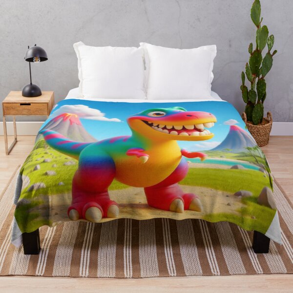 Item preview, Adorable T-Rex 3D Cartoon designed and sold by ArtemisDesignAI.