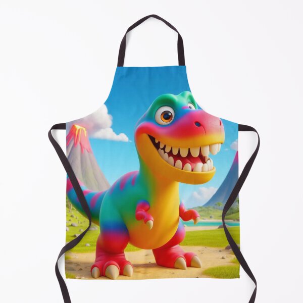 Item preview, Adorable T-Rex 3D Cartoon designed and sold by ArtemisDesignAI.