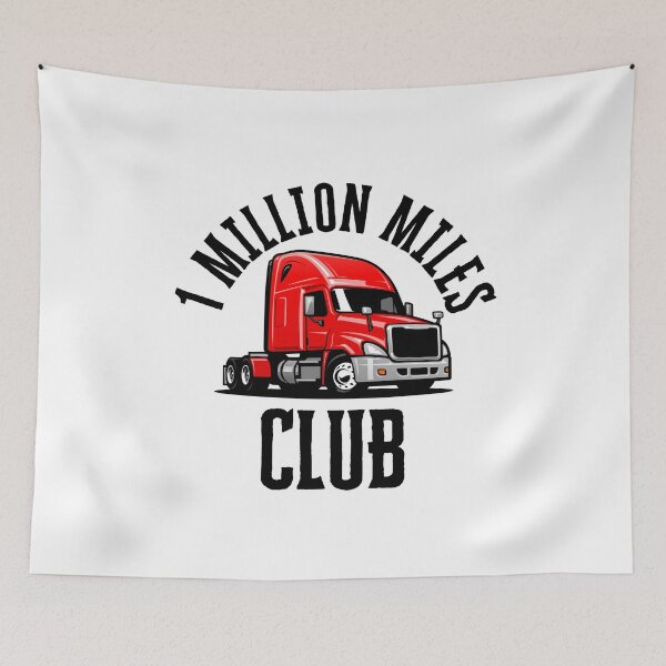 Item preview, Truck Driver One Million Miles Club  designed and sold by Katherine Winner.