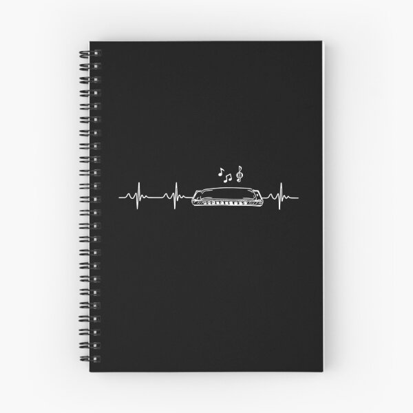 Item preview, Harmonica Wind Instrument Lover Heartbeat Lifeline designed and sold by PRINTED ..