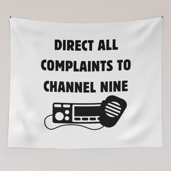 Item preview, Direct All Complaints to Channel 9  designed and sold by Katherine Winner.