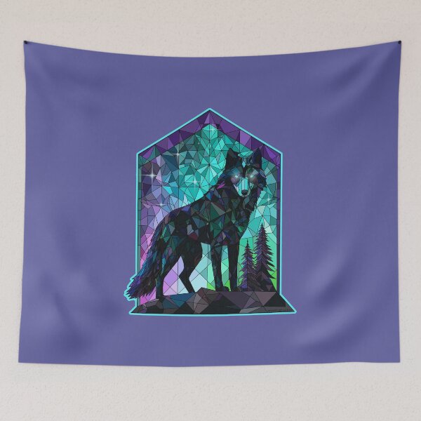 Item preview, Geometric Wolf designed and sold by DappledMoon.