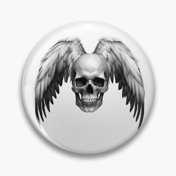 Item preview,  winged skull designed and sold by four-store.