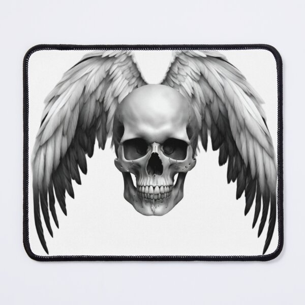 Item preview,  winged skull designed and sold by four-store.