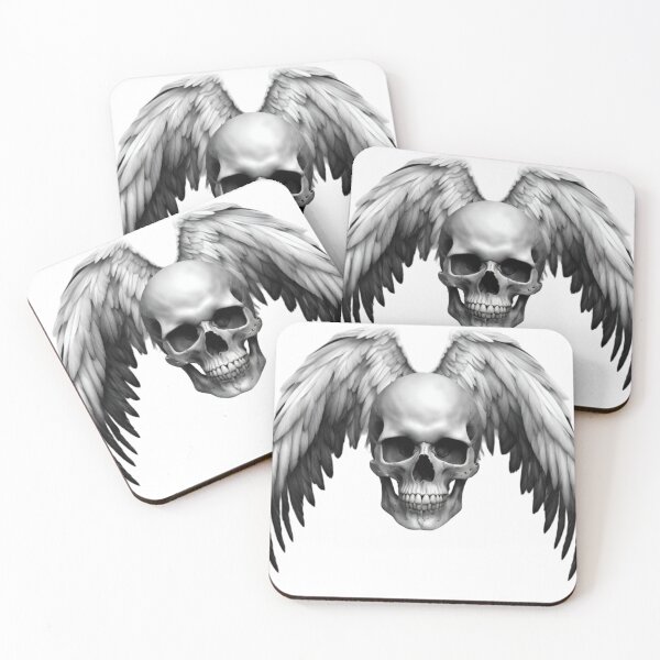 Item preview,  winged skull designed and sold by four-store.