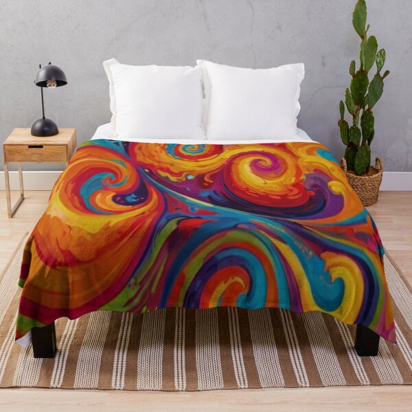 Item preview, Abstract Colourful swirly Pattern designed and sold by druidwolfart.