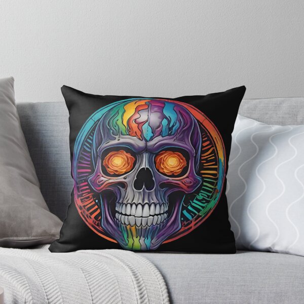 Item preview, Rainbow Life & Death Skull designed and sold by ArtByFrancis.