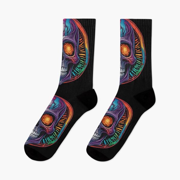 Item preview, Rainbow Life & Death Skull designed and sold by ArtByFrancis.