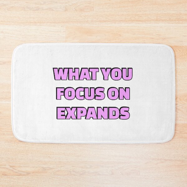 Item preview, Focus quotes - what you focus on expands - Buddhism designed and sold by Inspirationmotivation.