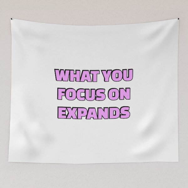Item preview, Focus quotes - what you focus on expands - Buddhism designed and sold by Inspirationmotivation.