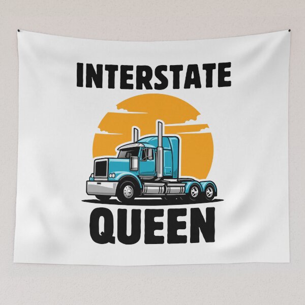 Item preview, Interstate Queen Truck Driver Queen designed and sold by Katherine Winner.